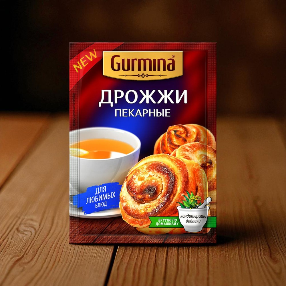 Дрожжи хлебопекарные сушеные “Gurmina”, РБ